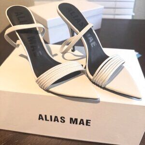 Alias Mae Xanthe Ivory Leather Sandals